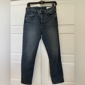 Rag & Bone Nina High-Rise Skinny - Ziggy
Slim Fit Ankle Grey Blue Jean